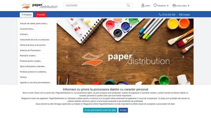 Papetarie, Birotica, accesorii, hartie copiator - Paper Distribution