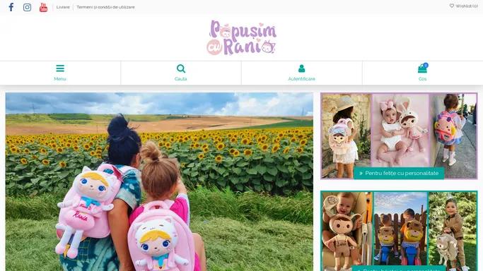 Papusim cu Rania | Papusi si Rucsacele personalizate