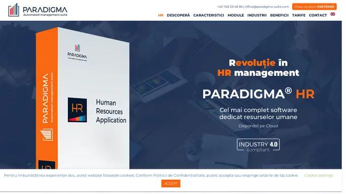 Paradigma Suite® HR - Automated mananagement suite