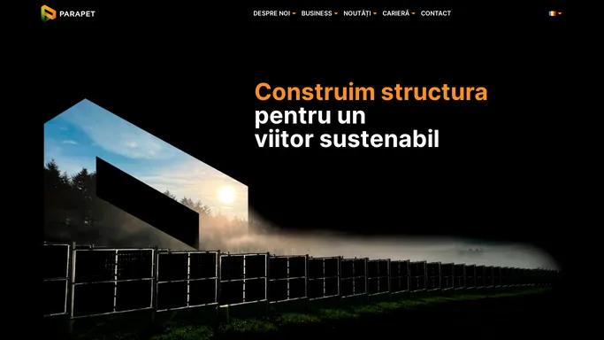 Parapet – Construim structura pentru un viitor sustenabil