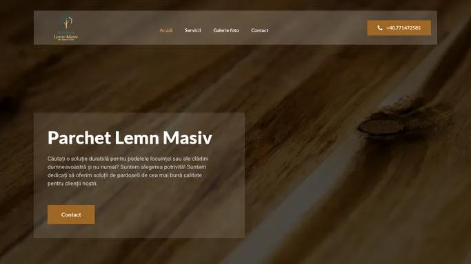 Parchet Lemn Masiv – Best wooden floors