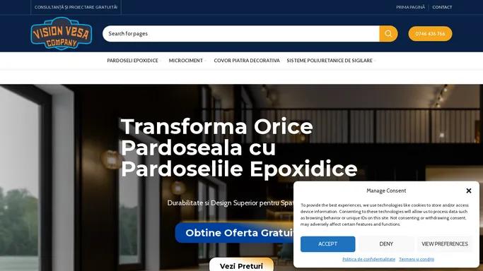 Pardoseli Epoxidice Durabile & Personalizate | Pardoseala-Epoxi