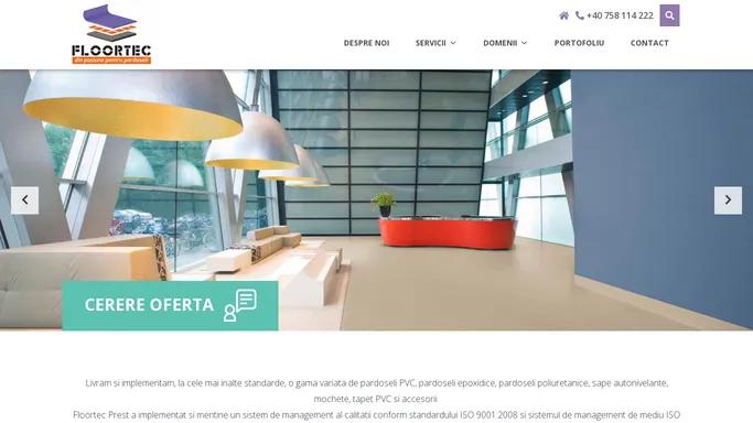 Floortec – pardoseli Cluj