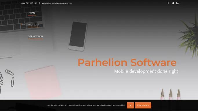 Parhelionsoftware – Mobile development done right