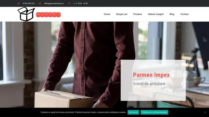 Parmen Impex – Solutii de ambalare