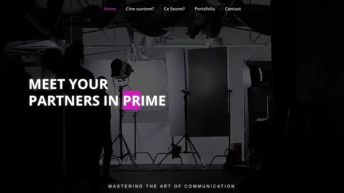 Partners in PRime | MASTERING THE ART OF COMMUNICATION