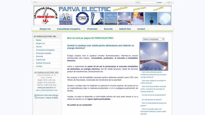 Servicii Instalatii Electrice - proiectare instalatii electrice, verificare proiecte, consultanta instalatii de alimentare energie electrica - Alba