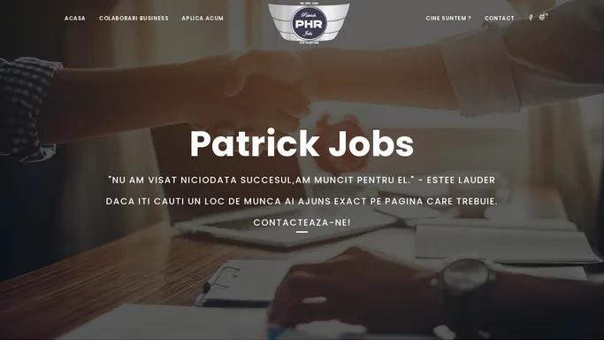 Patrick Jobs - Companie de Consultanta si Recrutare