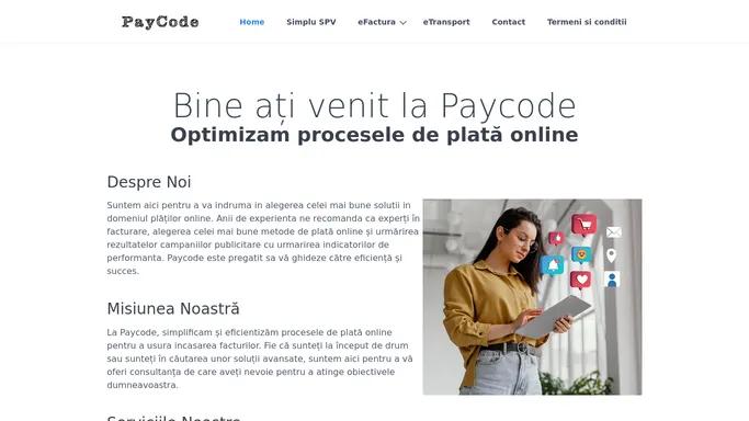 Home | Paycode