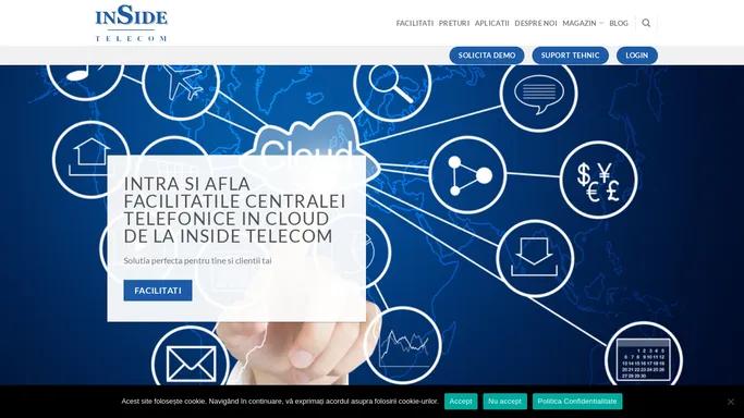 Centrale Telefonice in Cloud de la Inside Telecom - PBX Cloud