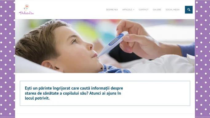 Pediatrul Tau – BLOG PENTRU PARINTI