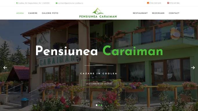 Cazare in Codlea | Pensiune - Restaurant Caraiman Codlea