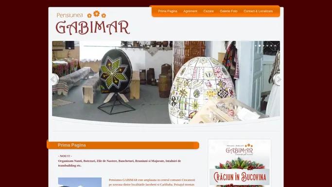 Pensiunea Gabimar - Homepage