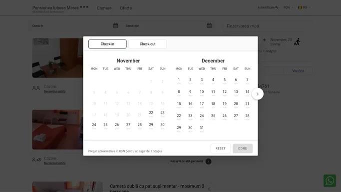 Pensiunea Iubesc Marea Costinesti - Sistemul oficial de rezervare - Confirmare instantanee