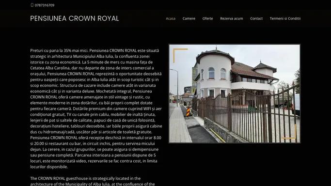 Pensiunea Crown Royal - Prima pagina