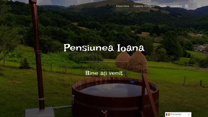 Pensiunea Ioana – Bine ati venit