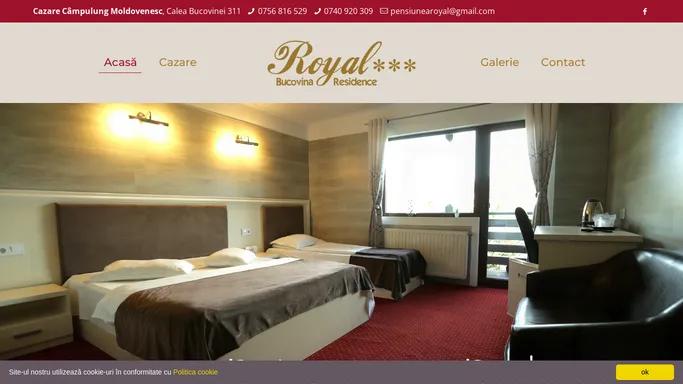 Pensiunea ROYAL Bucovina Residence - ADULTS ONLY - Campulung Moldovenesc