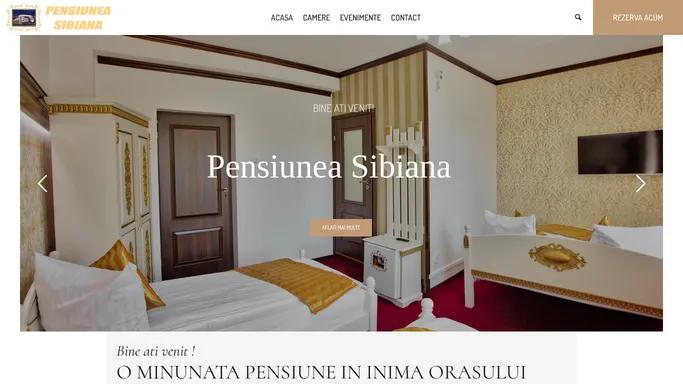 Pensiunea Sibiana, Cazare Sibiu, pensiune centru Sibiu