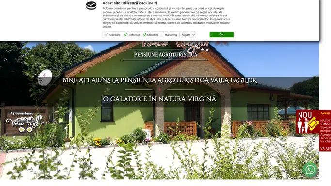 Bun venit la Pensiunea Valea Fagilor Agropensiunea turistica din Luncavita Tulcea Romania