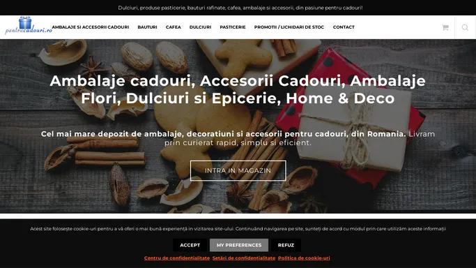 PentruCadouri.ro - Magazin online pentru ambalaje cadouri si accesorii cadouri