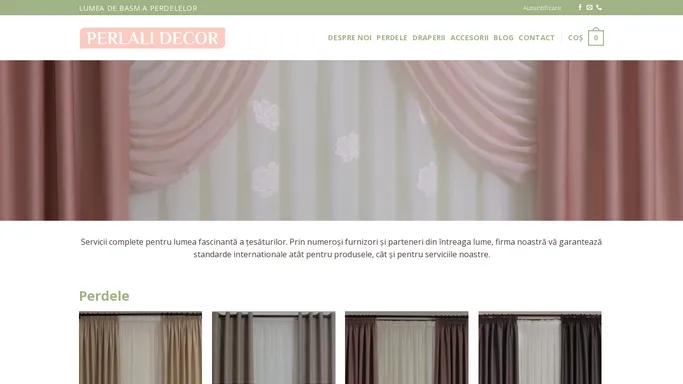 Perlali Decor – Perdele Iasi