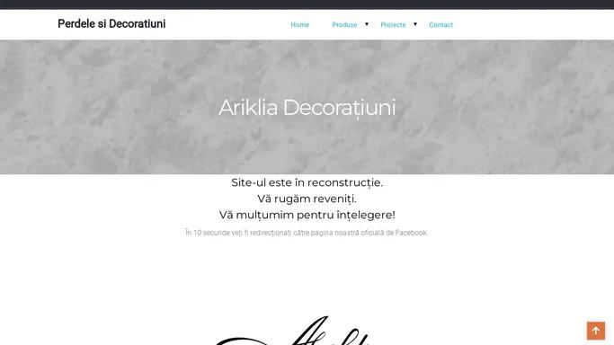 Ariklia Decoratiuni - Perdele si Decoratiuni