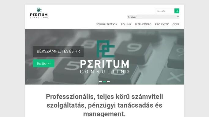 PERITUM CONSULTING SRL – Professional accounting services