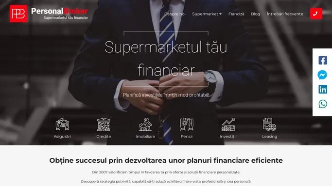 Personal Broker: oferte si solutii financiare personalizate