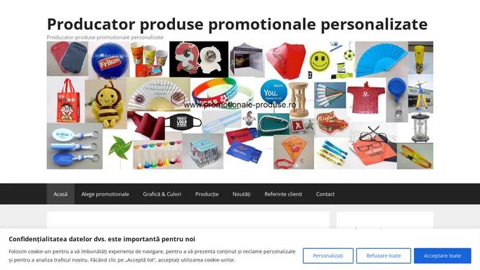 Produse promotionale personalizate