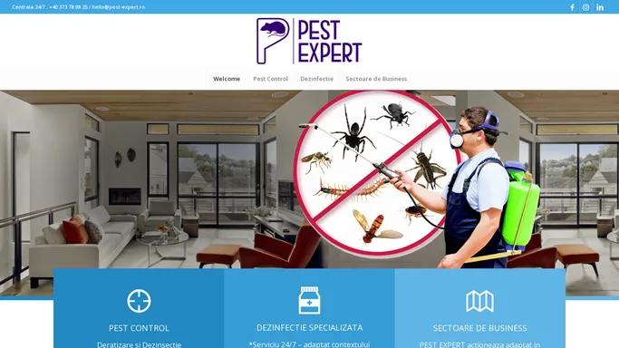 Pest Expert – Servicii Dezinfectie, Deratizare, Dezinsectie