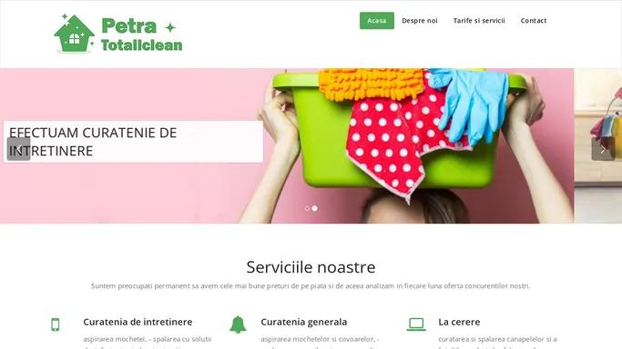 petratotallclean.ro – Executam servicii de curatenie cu utilaje si solutii profesionale la domiciliul clientului.