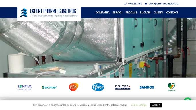 Pharma Construct - Camere curate si validari camere curate