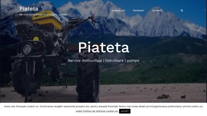 Piateta – Service motoutilaje | hidrofoare | pompe