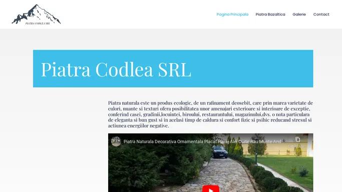 Pagina Principala | Piatra Codlea