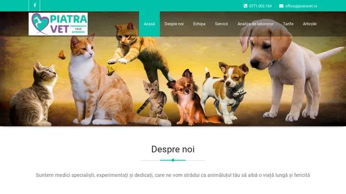 Piatra Vet - Cabinet Veterinar NON STOP Piatra-Neamt - Mereu in slujba sanatatii animalelor