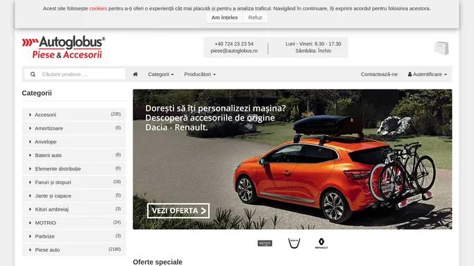 Autoglobus | Piese & Accesorii auto | Magazin Online