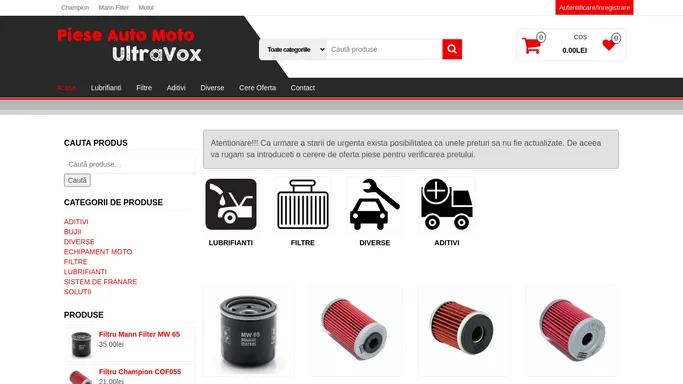 HomePage - Piese Auto Moto Vox