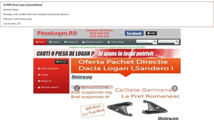 Piese Logan, magazin piese Logan