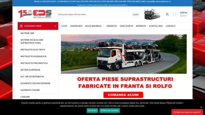 Piese Rolfo si Piese Pentru Suprastructuri Fabricate in Franta, precum si pentru axe BPW, SAF etc - magazin online. Comandati Online Acum!