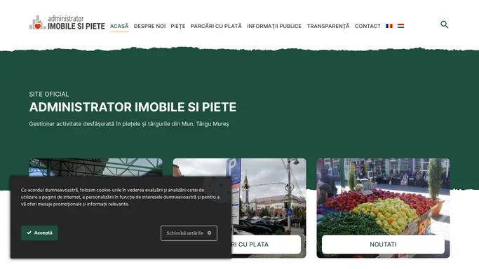 Administrator Imobile si Piete Tirgu Mures — Site Oficial