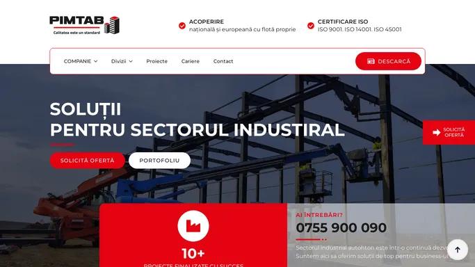 Pimtab.ro – Solutii pentru sectorul industrial