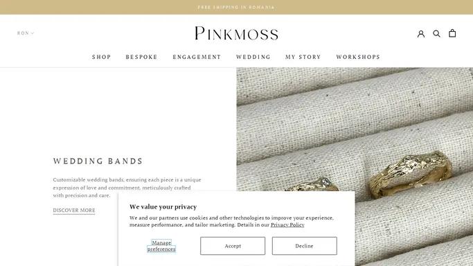 PINKMOSS jewelry • handcrafted organic jewelry – pinkmoss.ro