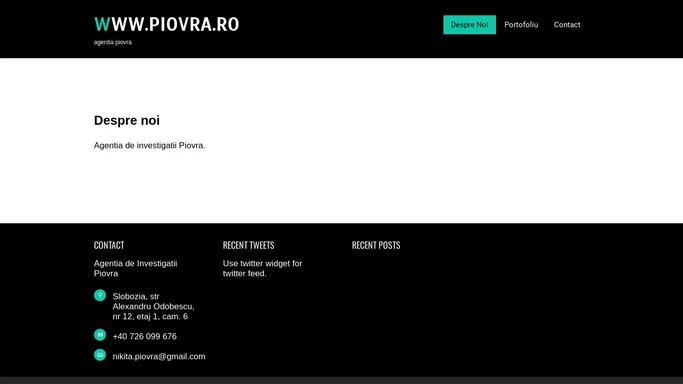 www.piovra.ro – agentia piovra