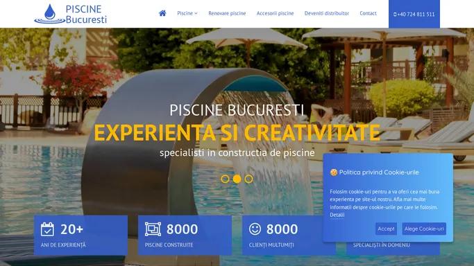 Piscine Bucuresti - constructie si accesorii piscine