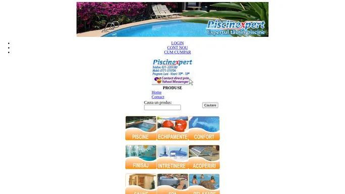 Primul magazin on-line din domeniul piscinelor si relaxarii