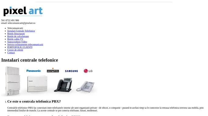Instalari centrale telefonice
