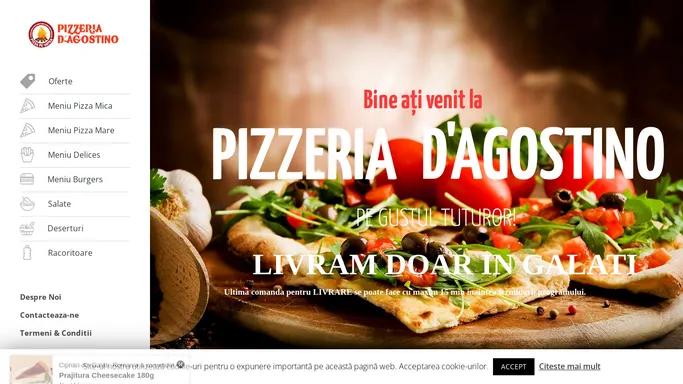 Pizzeria D'Agostino – Pizza Galati – Oferte Pizza 3+1