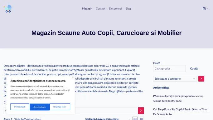 Magazin Scaune Auto Copii, Carucioare si Mobilier