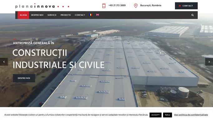 Plana Innova – Constructii industriale si civile