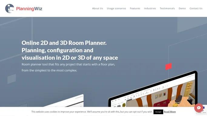 Online Room Planner in 2D & 3D - PlanningWiz Room Planner